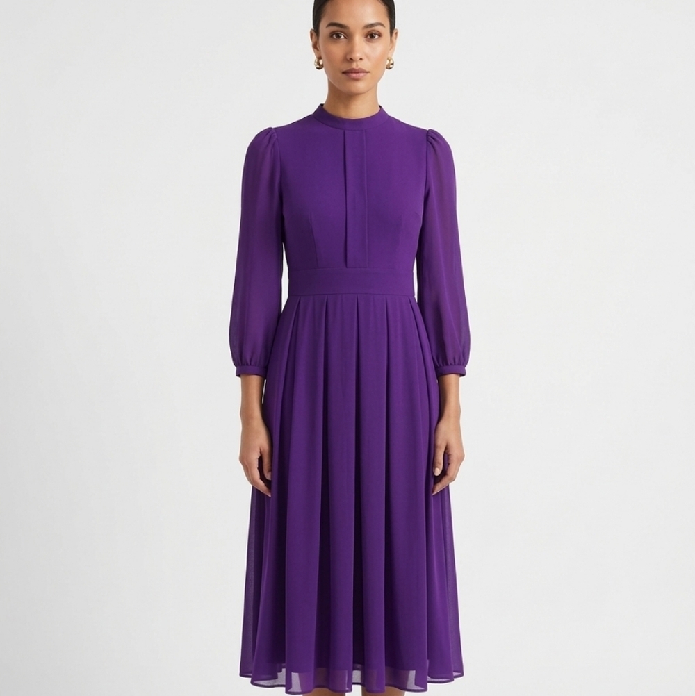 Beautiful Purple Silk Dress💜